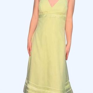David's Bridal Light Green Strapless Dress
